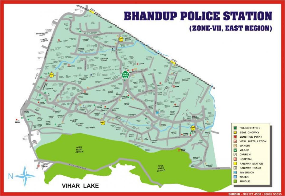 Bhandup Mumbai Karte anzeigen