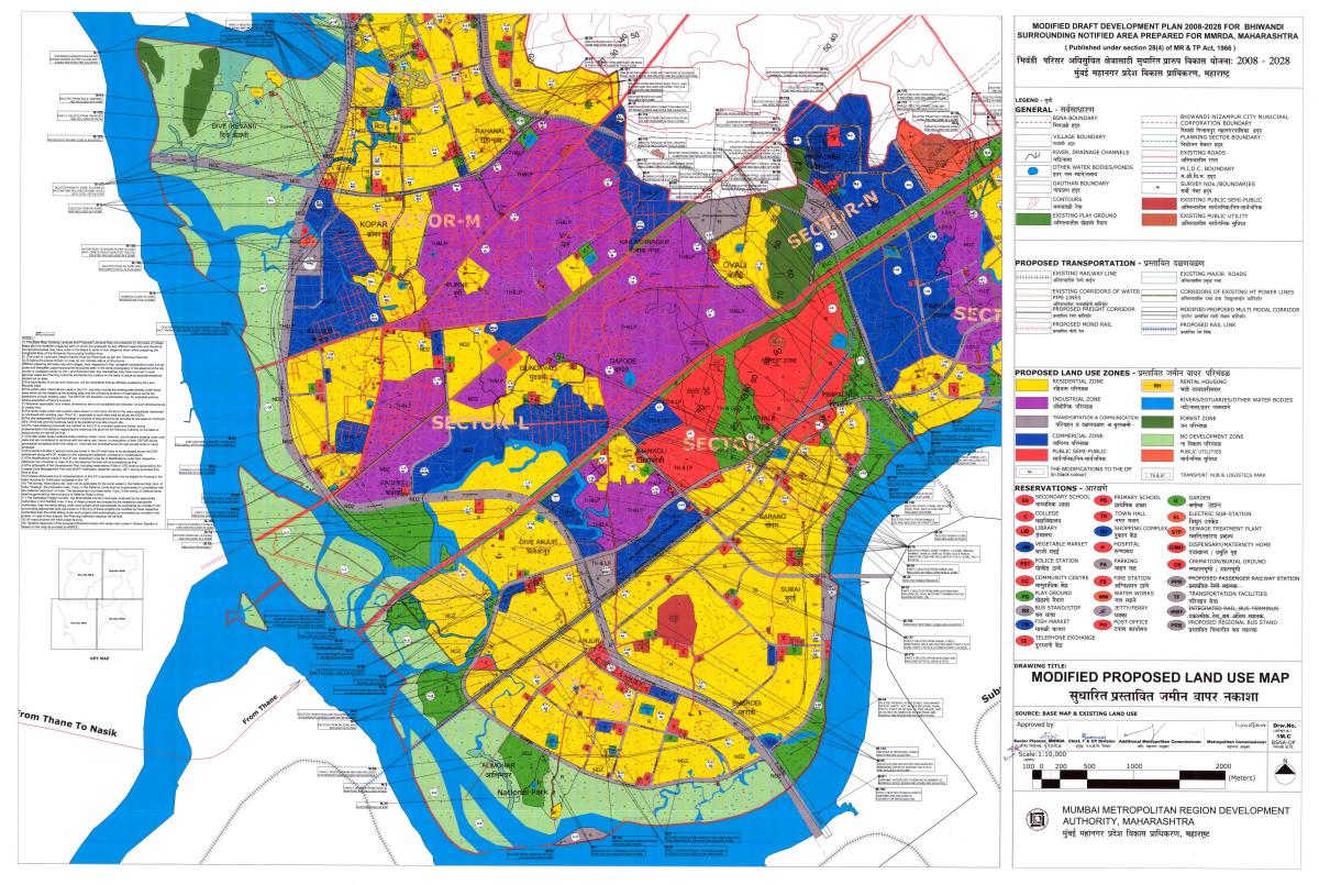 MMRDA zone Karte bhiwandi