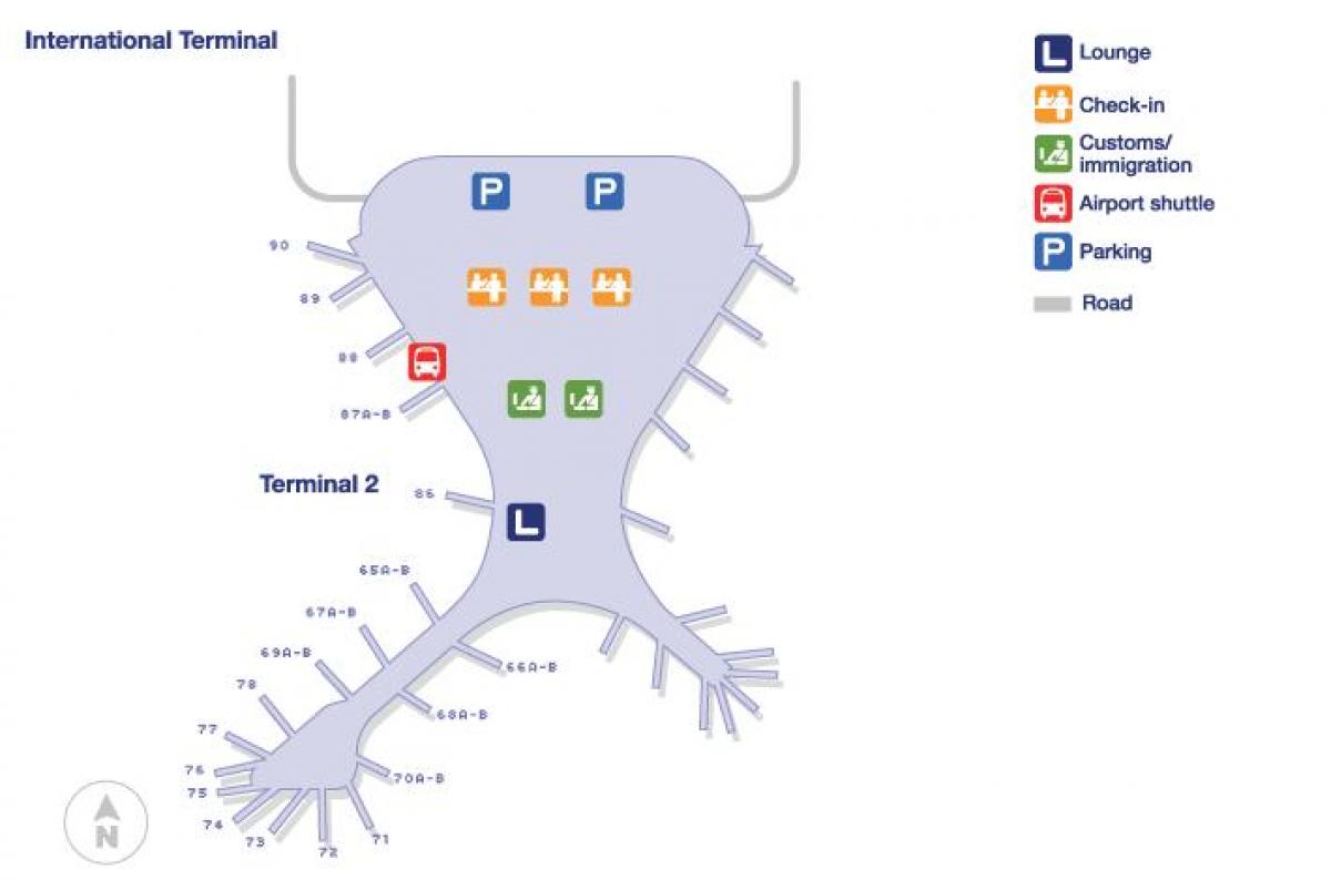 terminal 2 Flughafen Mumbai Karte anzeigen