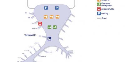 Terminal 2 Flughafen Mumbai Karte anzeigen