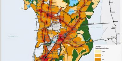 CRZ-Karte von Mumbai