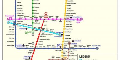 Mumbai U-Bahn route anzeigen